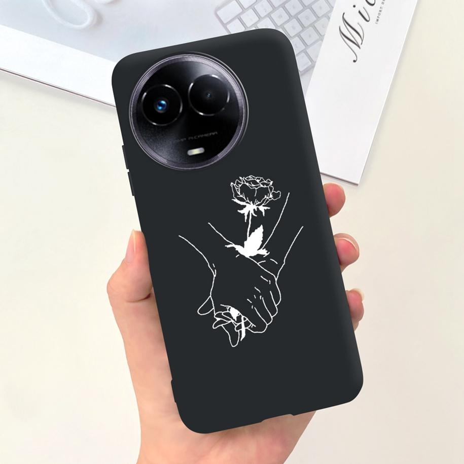 Ударопрочный Чехол Для Realme 11 5G / Realme 11X Чехол На Телефон Модный Девушки Мягкий Силикон Funda Для Realme11 11 X 2023 RMX3785 Coque