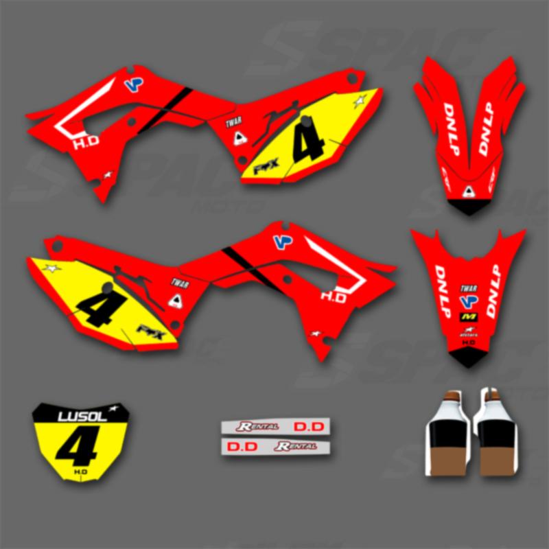SPACE Custom Motorcycle Graphics Background Decal for HONDA 2018 CRF250 17-18CRF450 2019-2020 CRF250 450 Decals Stickers Kits 08