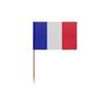 Cure-dents - Drapeau France - 8 см - 100 шт. - Клей для пластика - Bâton en bambou