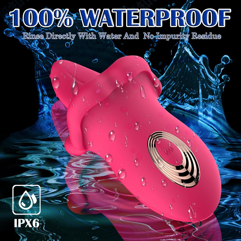 Tongue Licking Vibrator Female G-Spot Orgasm Sex Toy Nipple Clitoral Anal Stimulator Oral Sex Tongue Vibrator Female Sex Toy