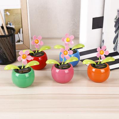 Автомобильный орнамент, забавный мультфильм на солнечной энергии, яркие декоративные украшения, подарки, автомобильная приборная панель, танцующий цветок, качающаяся игрушка для друга