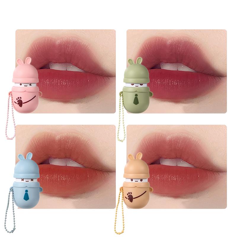 Легкая антипригарная чашка с водяным туманом Liptint Glaze Верхняя пленка для губ и матовая жидкая помада для макияжа