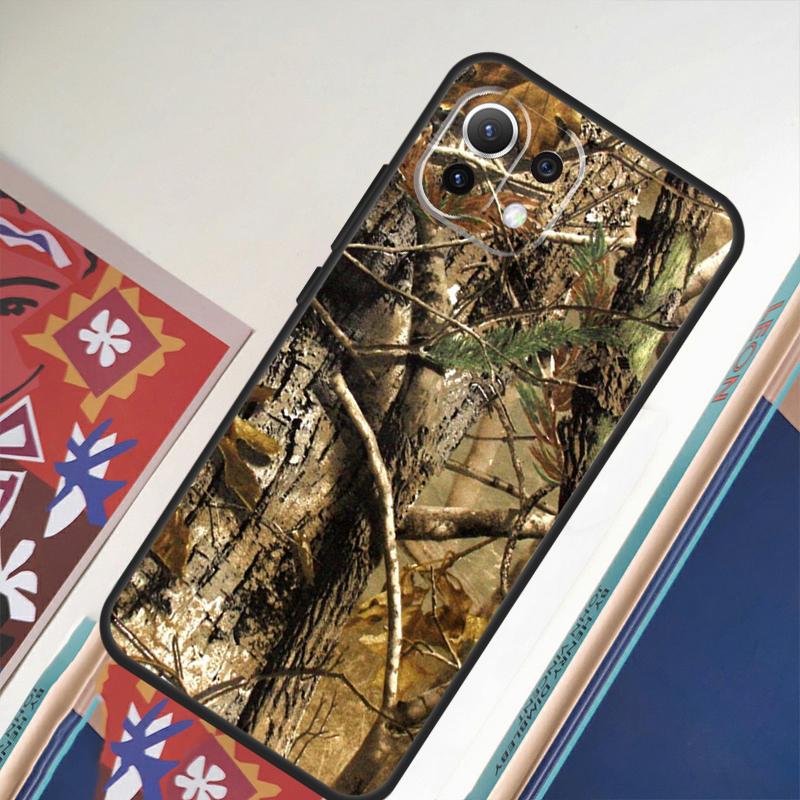 Охотничий камуфляж Для Xiaomi 17 Pro Max 13T 14T 15T 14 15 Ultra Чехол Для POCO X7 Pro X5 X6 F5 F6 F7 F8 Ultra