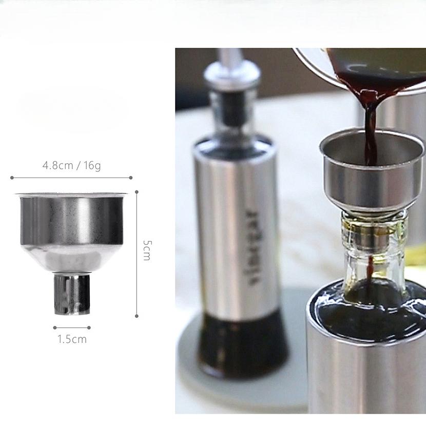 HANYANG Бутылка для приправ из нержавеющей стали Кувшин для масла Бутылка для соевого соуса Бутылка для уксуса Стеклянная бутылка Бутылка вина Банка для уксуса Бутылка для распыления масла
