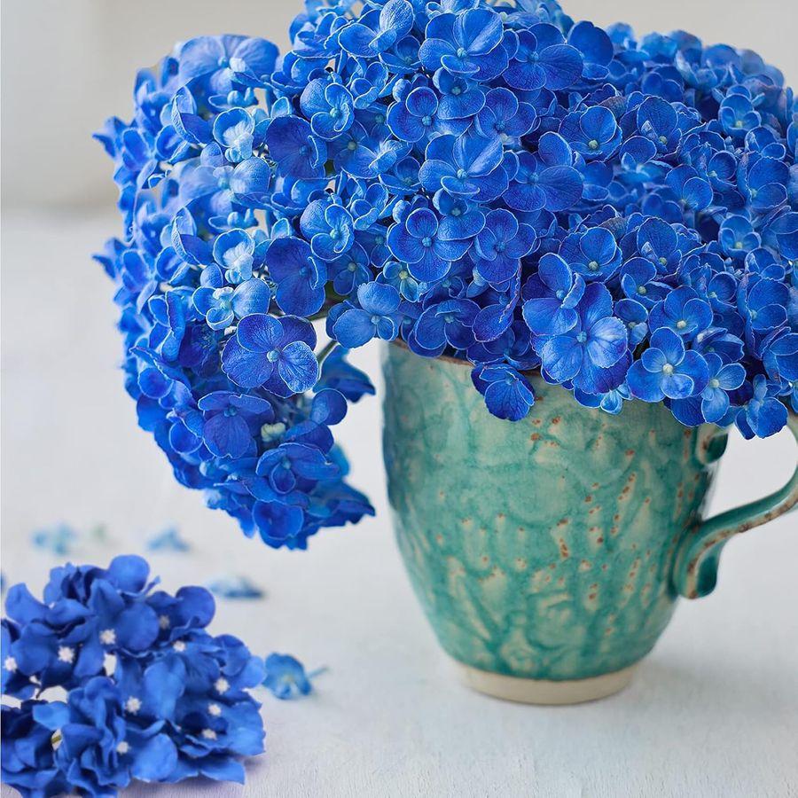 Artificial Flower Silk hydrangea scape Combination Garden Wedding Bride Bouquet Home Table Vase Festival Party Wreath Diy Decora