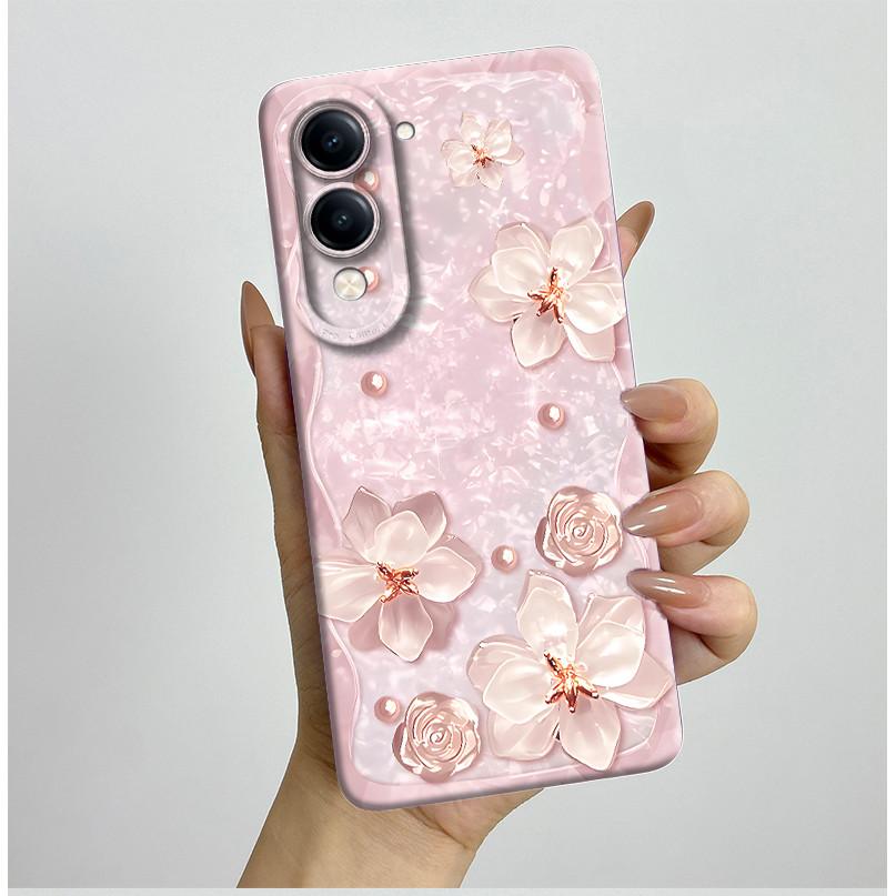 Для Vivo Y04 Y29s 2025 Чехол Эстетичный Роскошный Модный Милый Мягкий Силиконовый Чехол Ударопрочный Fundas Для Vivo Y29S 5G Y 04 Чехол для Телефона