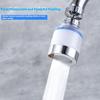 Faucet Filter Splash-Proof Aerator Universal Kitchen Tap Water Pressure Booster Rotating Spout