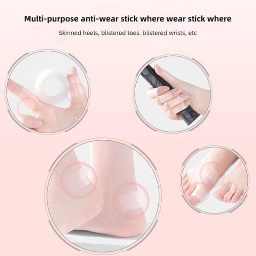 Invisible Heel Tape for Shoes, Invisible Heel Tape - Foot Heel Sticker Tape, Heel Tape Cushion, High Heel Blisters Prevention Tape, Anti-abrasion Tape