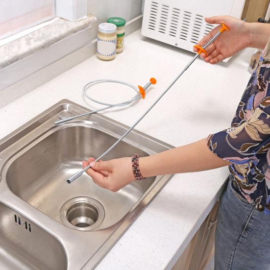 Практичный мягкий, глубокий чистый долговечный зажим для раковины, сточных вод, зажим для очистки сливной трубы, инструмент для чистки дома