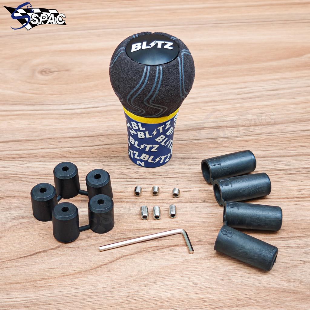 JDM Blitz Ultra Graffiti Suede Leather Gear Shift Knob Racing Sports Car Manual Transmission Stick Shifter Lever for Universal