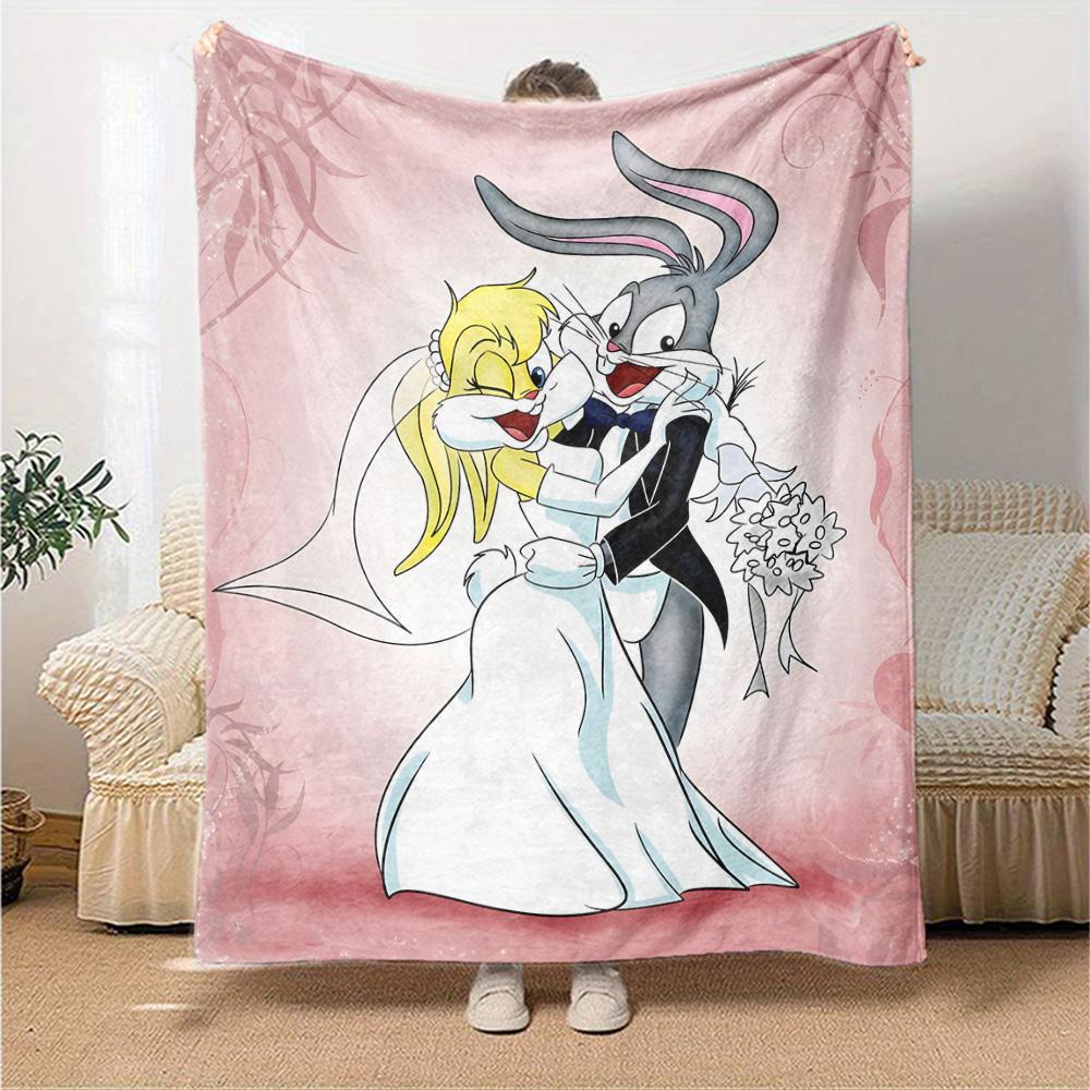 Looney Tunes Blanket Ultra-Soft Great for Bed Office Chair Couch for All Seasons Modern Gifts For Family Or Friends