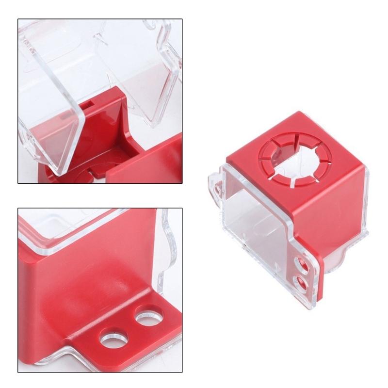 Push Pull Emergency Stop Button Cover Safety Lock Cover Box Type Clear Push Button Switches Cover Easy to Install