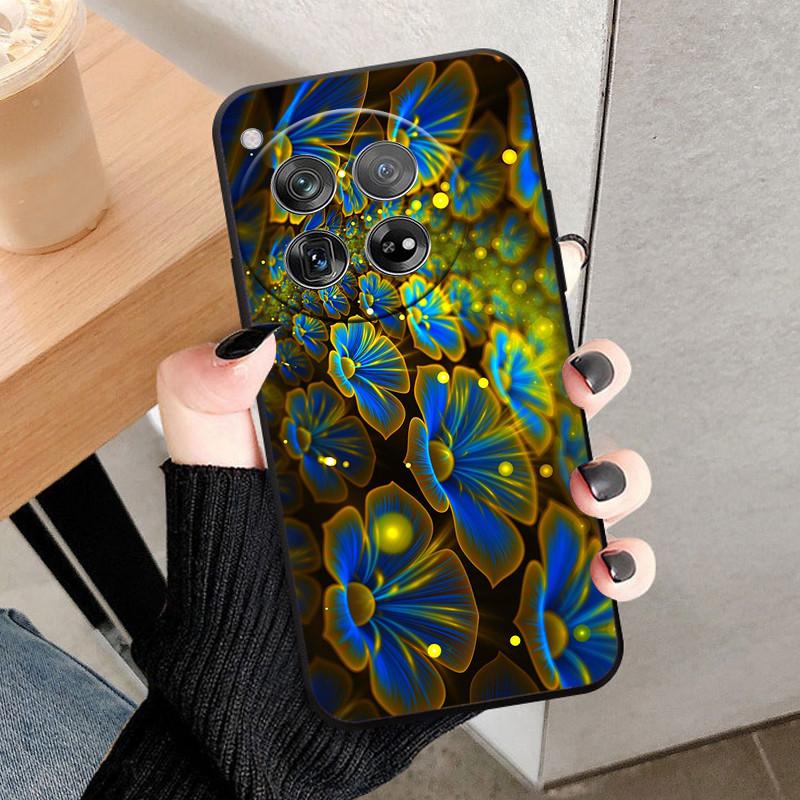 For OnePlus 12 Case Cover For OnePlus12 Fundas New Black Soft Silicone TPU Protective Phone Case For One Plus 12 Bumper Coque