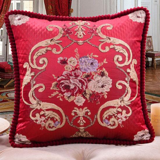 Моющиеся чехлы на подушки в европейском стиле с принтом, наволочка для дивана для гостиной, автомобильная подушка, подушка для поясничной поддержки, съемный чехол