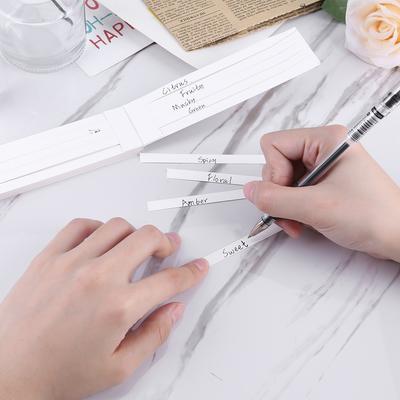 400 шт. тест-полосок для духов, тест-полосок для эфирных масел, одноразовые полоски для парфюмерии, тест-полоски для ароматизаторов для эфирных масел