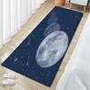 Напольный коврик с принтом космической планеты, домашний декор, противообрастающие аксессуары, гостиная, кухня, коридор, дверной коврик, ковер для спальни, дивана