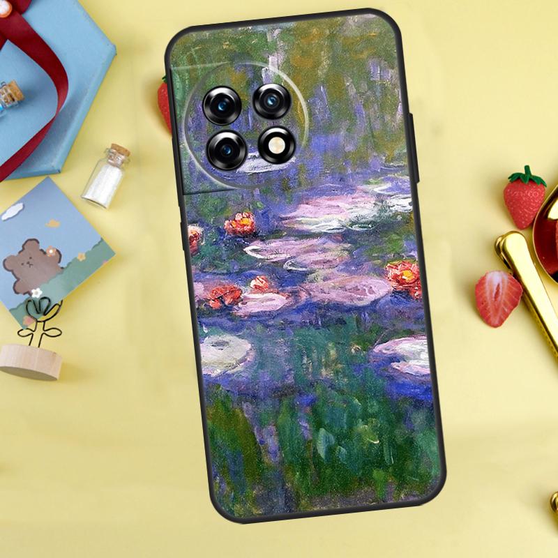Claude Monet Painting Case For OnePlus 13T 13R 12 12R 15 13 11 10 10T 8T Nord 5 CE 2 3 4 Lite Nord N20 N30 Cover