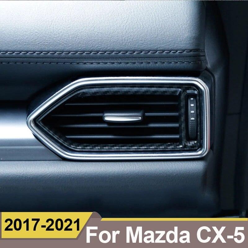 For Mazda CX-5 CX5 CX 5 2017 2018 Car Dashboard Air Vent Trim Cover Outlet Bezel Frame Garnish Molding Surround
