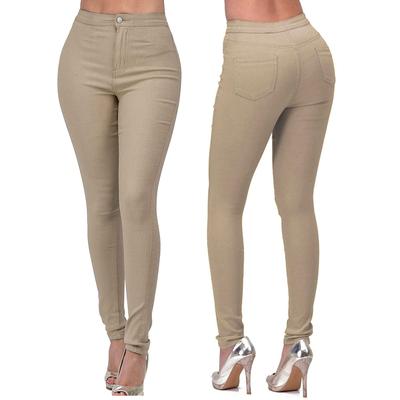 Женские повседневные брюки, облегающие модные эластичные джинсовые брюки, брюки-карандаш