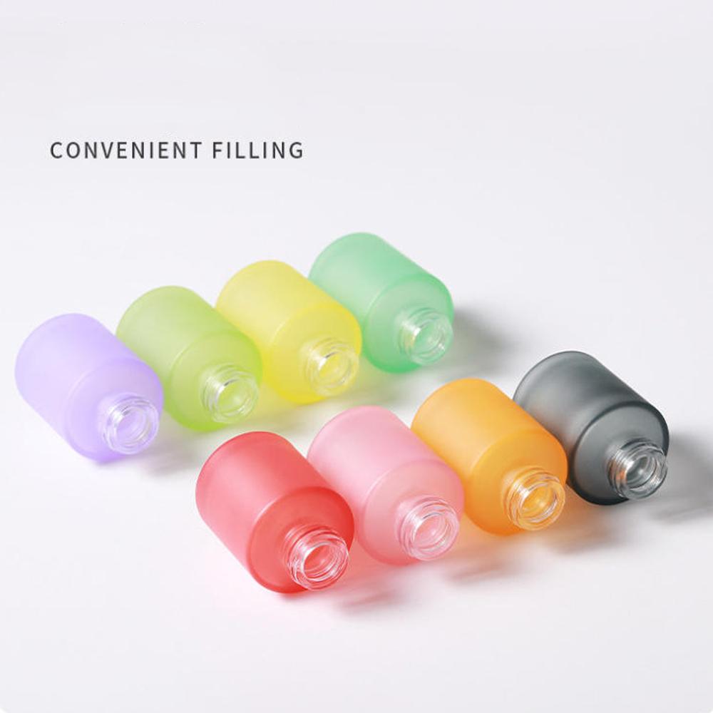 1pc 20ml Essential Oil Bottle Glass Frosted Dropper Bottle Sample Bottle Aromatherapy Liquid Drop for Massage Perfume Bottles