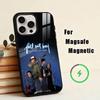 Чехол для телефона Boy-Fall Out Boy для iPhone 17, 16, 15, 14, 13, 12, 11 Plus, Pro, Магнитный для Magsafe, Беспроводная зарядка