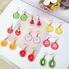 Korean Version Of Fruit Earrings Pineapple Earrings Popular Summer Earrings