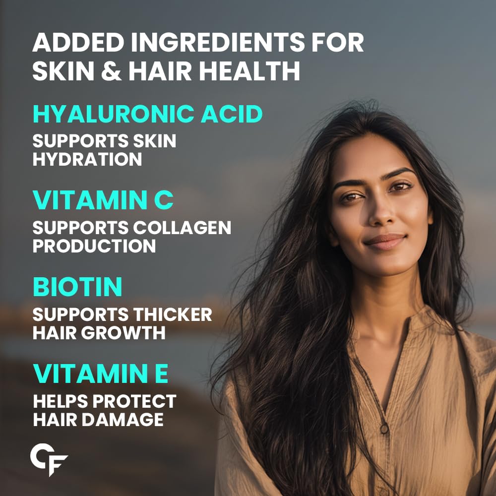 Carbamide Forte Hydrolyzed Collagen Powder for Women & Men 460g | Belgian Chocolate | Type I & III