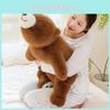 Bear Lying Polar Plush Toy Cartoon Stuffed Doll Bedroom Decoration Gift Kids