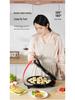 Electric Griddle with Increased Depth: Double-Sided Heating Pan for Frying, Grilling, Baking, and Pancake Making