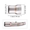 Motorcycle Exhaust Pipe 51 To 60mm Wear Resistant Modification Parts