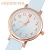 POPETPOP Women's Watch, Kids' Watch, Sports Watch, Girls' Watch, Student Watch, Luminous Watch, Waterproof, Analog, Fashionable, Cute, Sky Blue