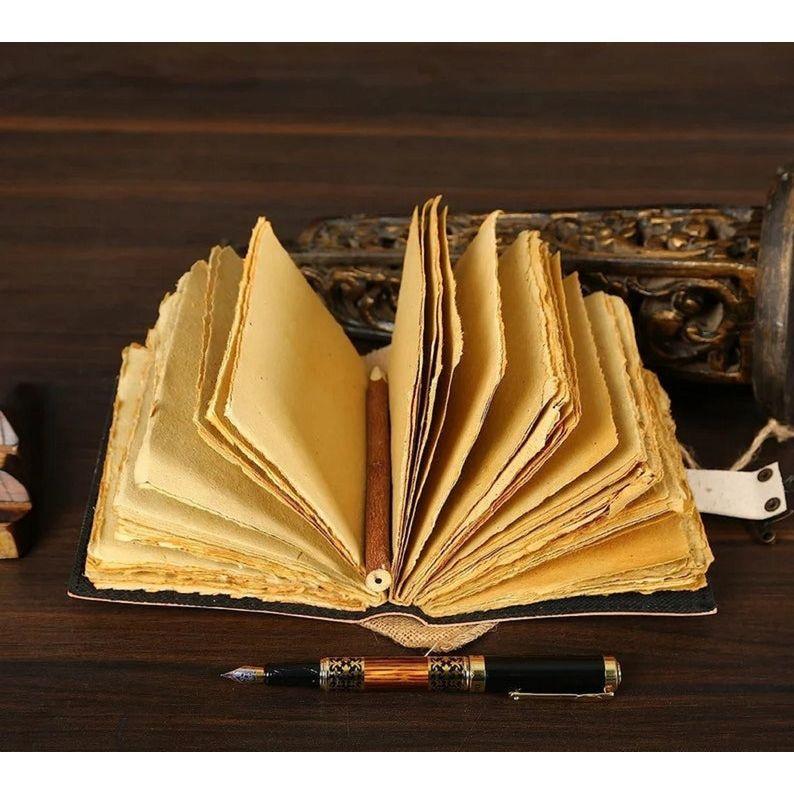 Винтажный классический кожаный журнал ручной работы с премиальным дизайном, кожаный дневник