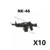MOC Военный Пистолет Оружие Строительные Блоки Солдат Винтовка M16 M4 Автомат Шлем с Печатью США Берет Жилет Ремень Тактическая Шляпа Кирпич