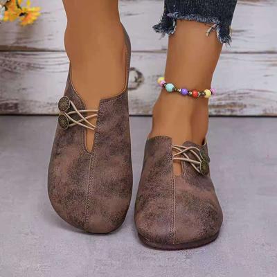 2025 внешняя торговля новая мягкая кожа плоская подошва повседневные одинарные туфли женские летние с мелким вырезом на одном педале простые и модные большой размер