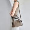 First Layer Cowhide Women'S Bag Commuting High-End Sense Large-Capacity Leather Boston Shoulder Messenger Handbag