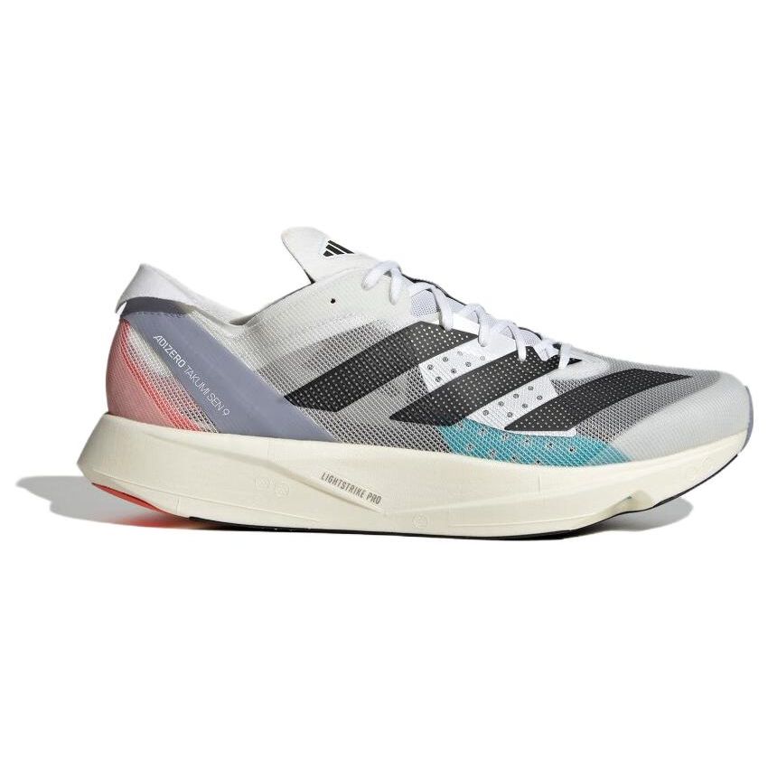 Adidas Кроссовки унисекс Adizero Takumi Sen 9 Silver Violet Cyan Cloud-White Lucid-Cyan ID6938