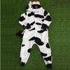 Black White Animal Cow Cosplay Pyjamas Kigurumi Onesie Pajamas Kids Boys Hooded Sleepwear Winter Shoes for Gifts Costume Clothes Girl Outfits