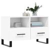 VidaXL TV Stand White 80x36x50 Cm Engineered Wood 828996