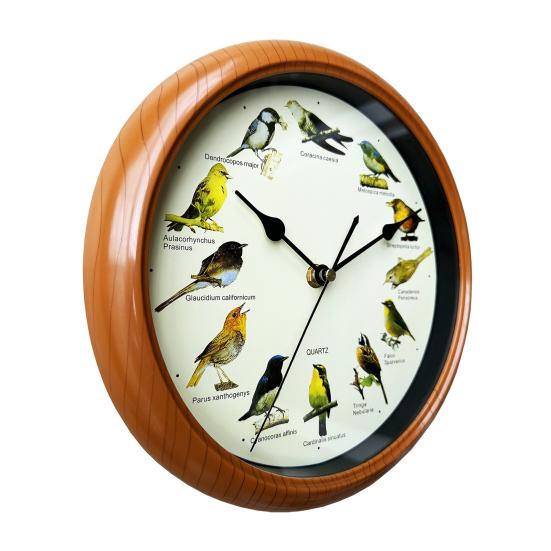 Настенные часы с поющими птицами, бесшумные, не тикающие, на батарейках, широкое применение, декоративные часы, круглые, современные настенные часы