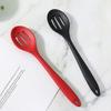 Ложка с прорезями, термостойкая кухонная ложка для приготовления пищи, антипригарное покрытие, не содержит BPA, длинная ручка, ковш, сито для смешивания, сервировки, перемешивания, наметки