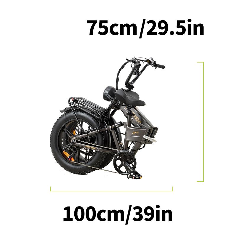BURCHDA Электровелосипед R7 с двойным мотором 48В 20Ач 20" на толстых покрышках Ebike Вездеход Внедорожный Велосипед для взрослых Запас хода 80 км