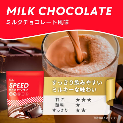 Wellni SPEED Whey Protein Powder, 30g, Chocolate, Sample Size, Individually Wrapped, Contains 11 Vitamins, Made In Japan, Supervised by a Registered D
