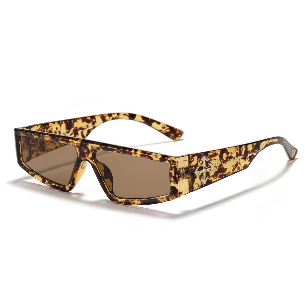 Квадратные очки Sweet Cool Future Wind Большие солнцезащитные очки Ins Женские заклепки Trend Персонализированные солнцезащитные очки для мужчин