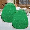 Breathable Non-woven Fabric Cover Freeze Protection Plant Cover Pop-up Winter Shrub Frost Guard Warm Covers Protector Tent with Zipper Window