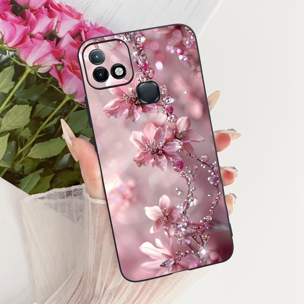 For Infinix Hot 10i Case Luxury Butterfly Fashion Girls Boys Cute Painted Casing For Inifnix Hot 10i X659 X659B X658E Cover