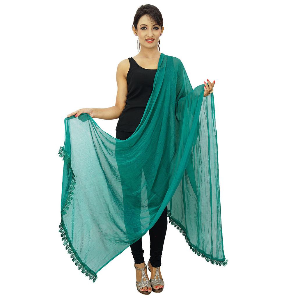 Шарфы из смеси шифона Dupatta Woman Chunni Indian Stole Throw Sarongs Wraps