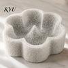 Anti Tip Bird Feeder Pumice Stone Parrot Bowl, Spill Proof Water Small Cage Accessory Food Dish, for Cockatoo Cockatiel Conure Parakeet Matte
