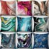 Home Decor Ocean Marble Pattern Decorative Pillowcase Cushion Cover Cushion Pillow Sofa Decorative Pillowcase