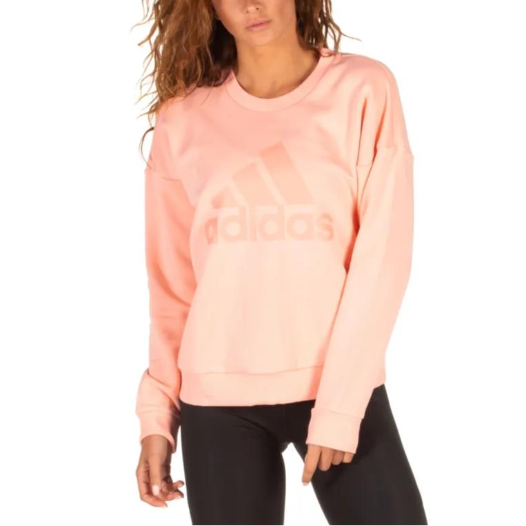 Adidas Sweat Crew Glow PNK F19 Sweatshirt Women's Pink EB3814