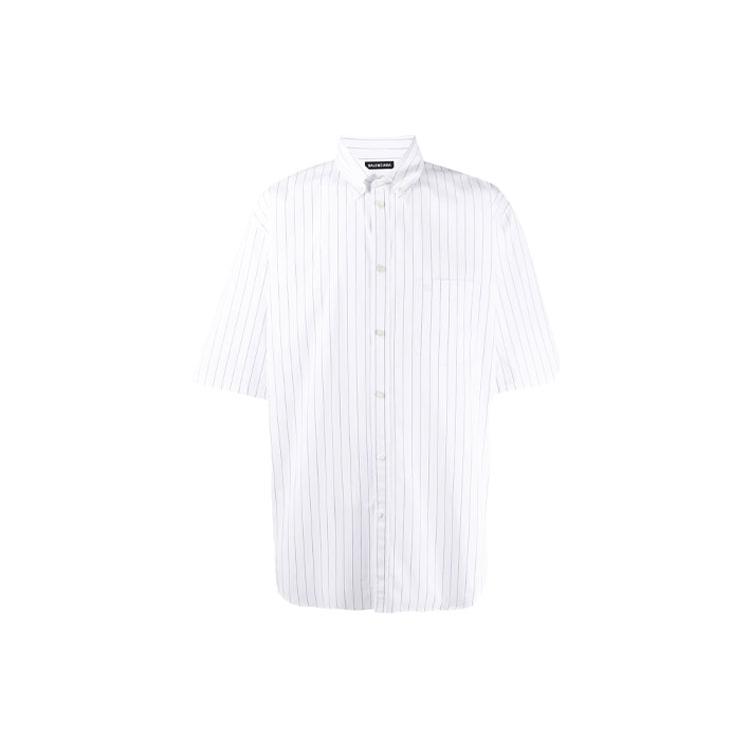 Balenciaga Рубашки Мужские Белая Умеренная Рубашка 621912TIM359040
